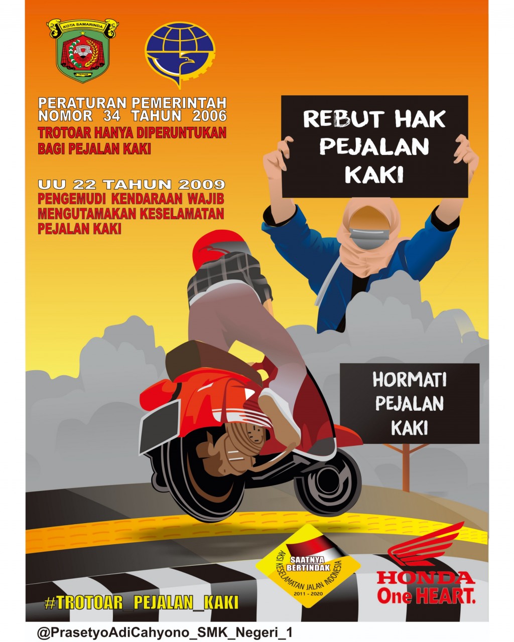 Hormati Hak Pejalan Kaki